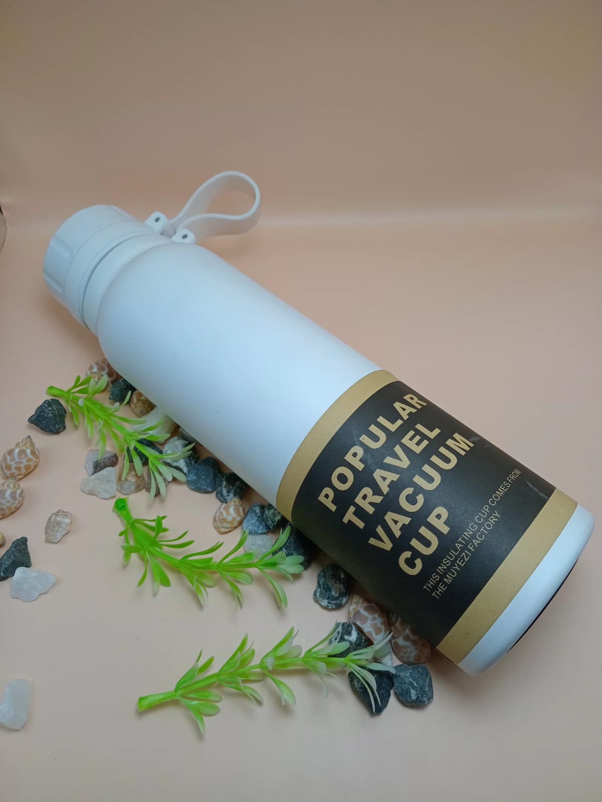 Travel Vacuum Bottle with Carry Loop Travel Vacuum Bottle with Carry Loop