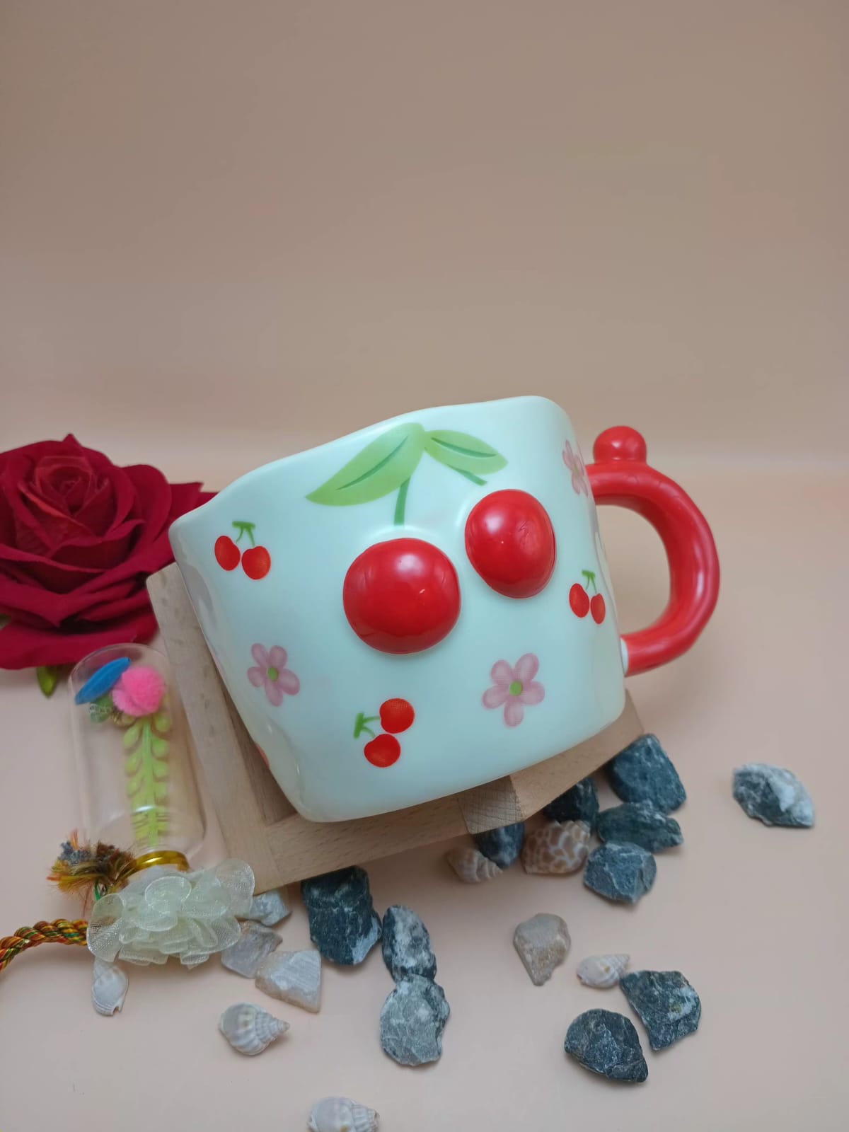 Cherry Ceramic Mug Cherry Ceramic Mug