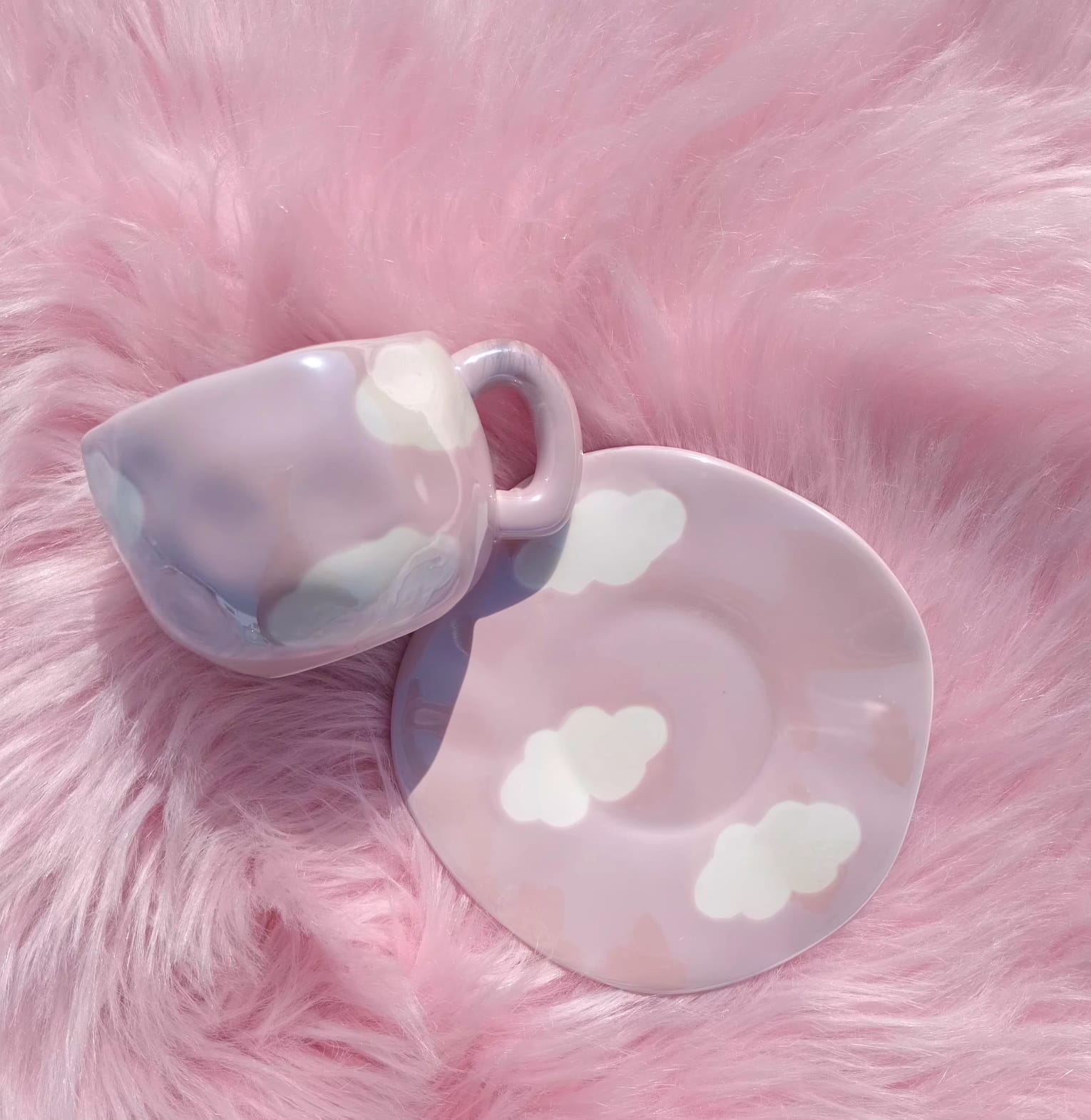 Mini Cloud Ceramic Cup and Saucer Set Mini Cloud Ceramic Cup and Saucer Set