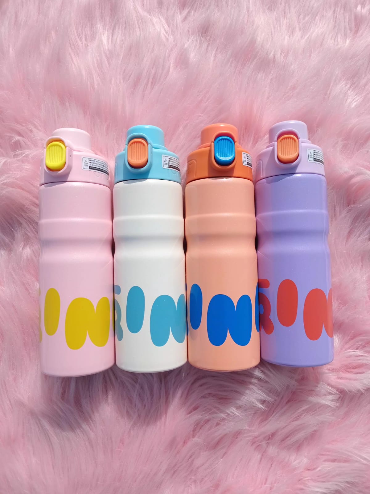 Printed Water Bottle with Flip Lid Printed Water Bottle with Flip Lid
