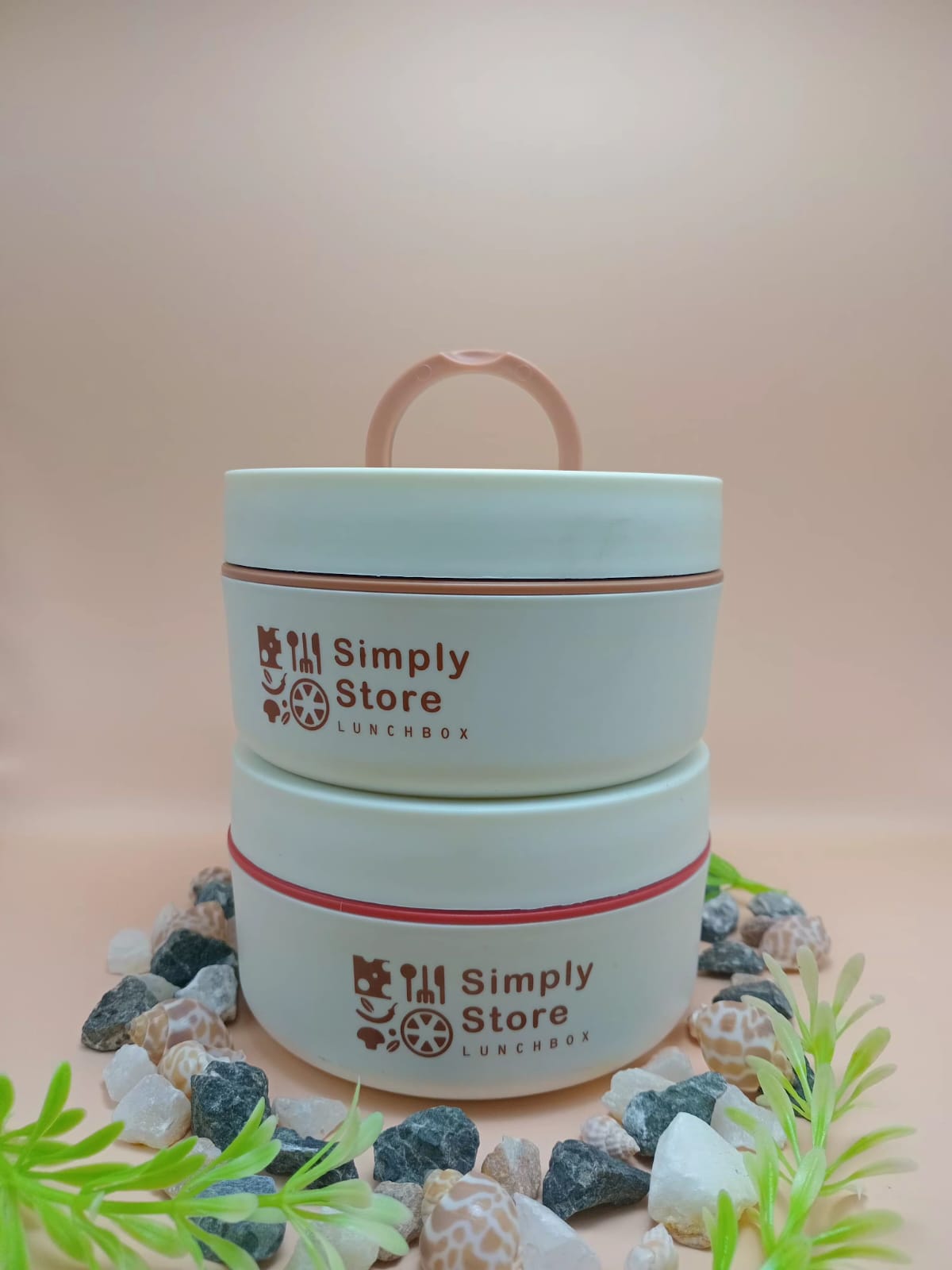 Round Lunch Box with Handle Round Lunch Box with Handle