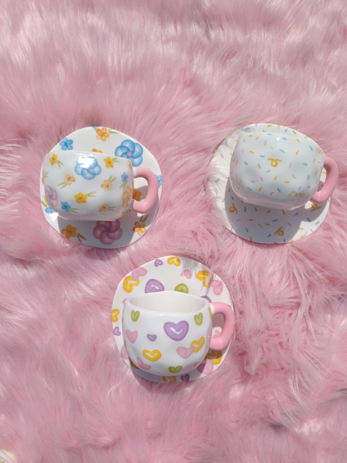 Mini Ceramic Cup and Saucer Set Mini Ceramic Cup and Saucer Set