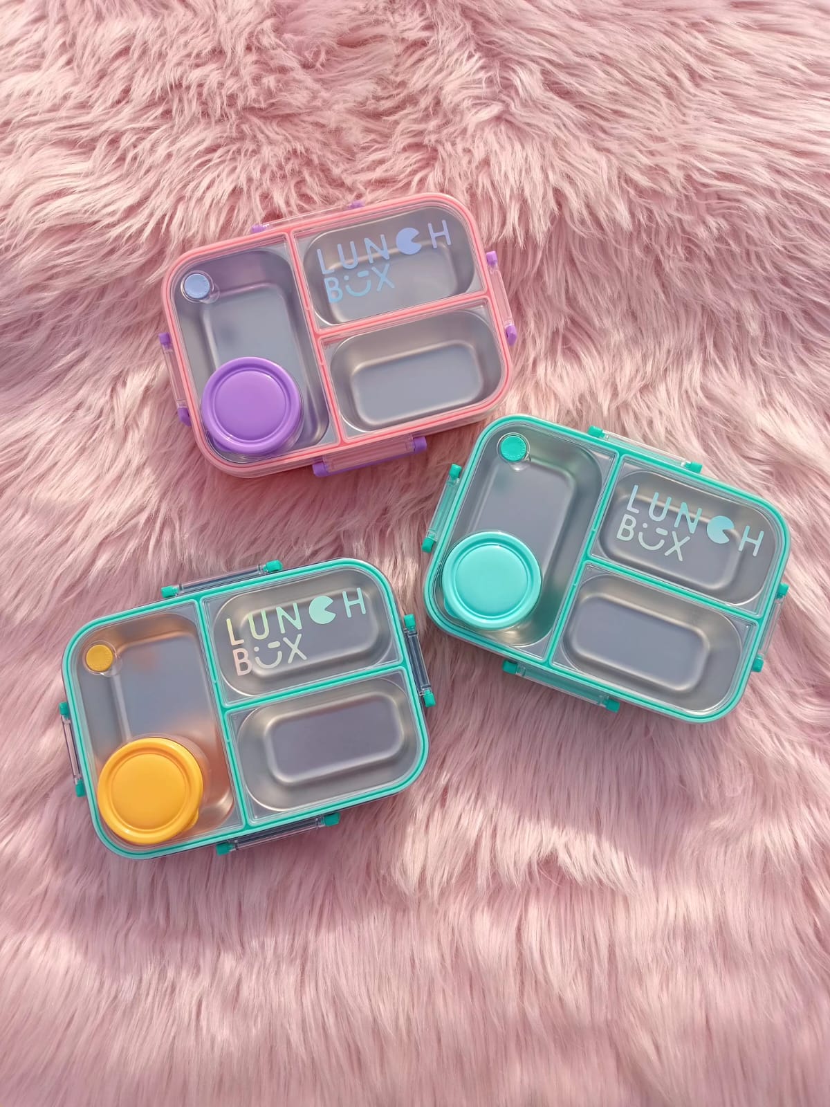 Compartment Lunch Box with Sauce Cup Compartment Lunch Box with Sauce Cup