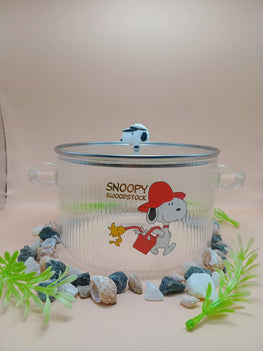 Cartoon Glass Bowl with Lid