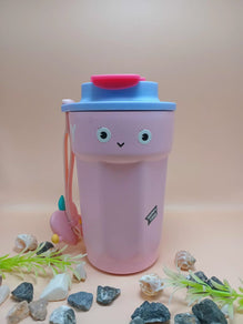 Cartoon Travel Tumbler with Strap