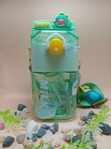 Cartoon Water Bottle with Shoulder Strap