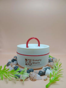 Round Lunch Box with Handle