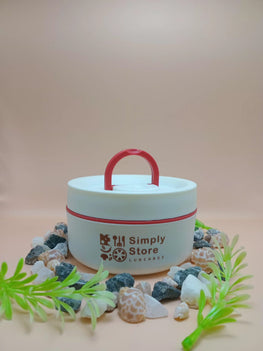 Round Lunch Box with Handle