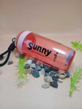 Printed Water Bottle with Wrist Strap