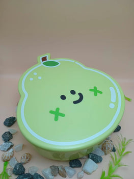 Fruit-Shaped Lunch Box with Spoon and Fork