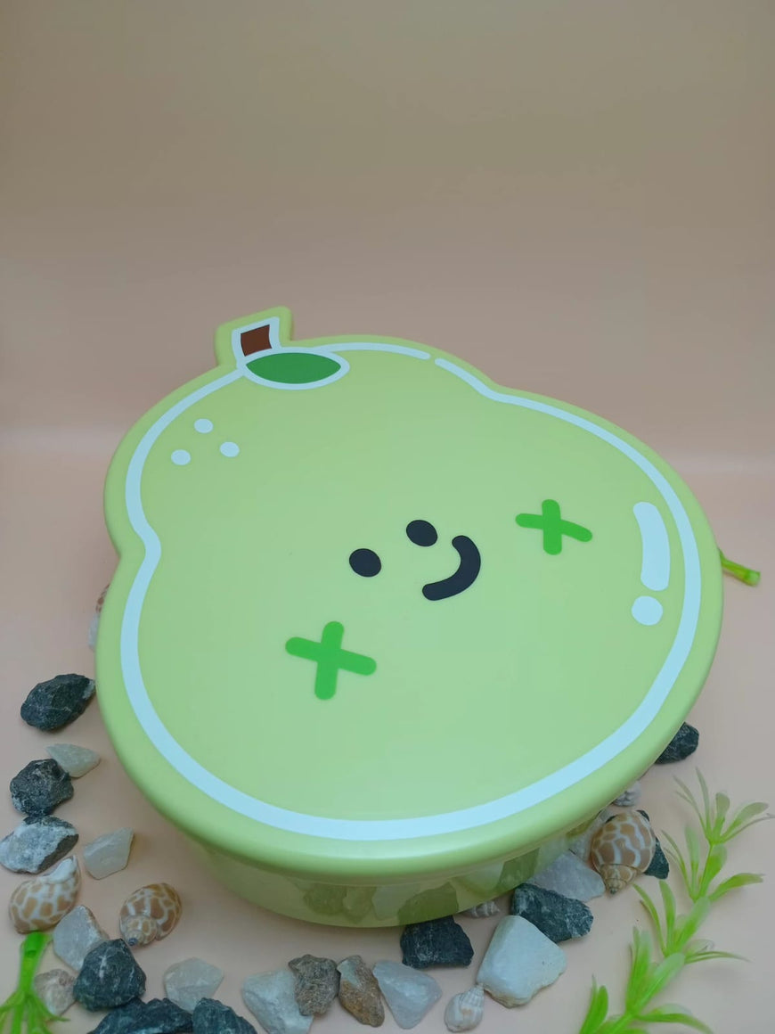 Fruit-Shaped Lunch Box with Spoon and Fork