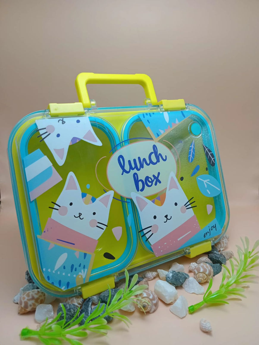 Cartoon Lunch Box with Handle