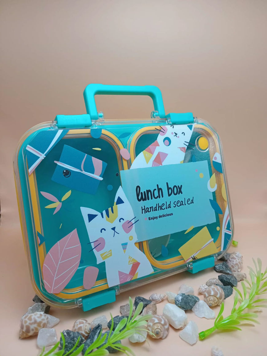 Cartoon Lunch Box with Handle