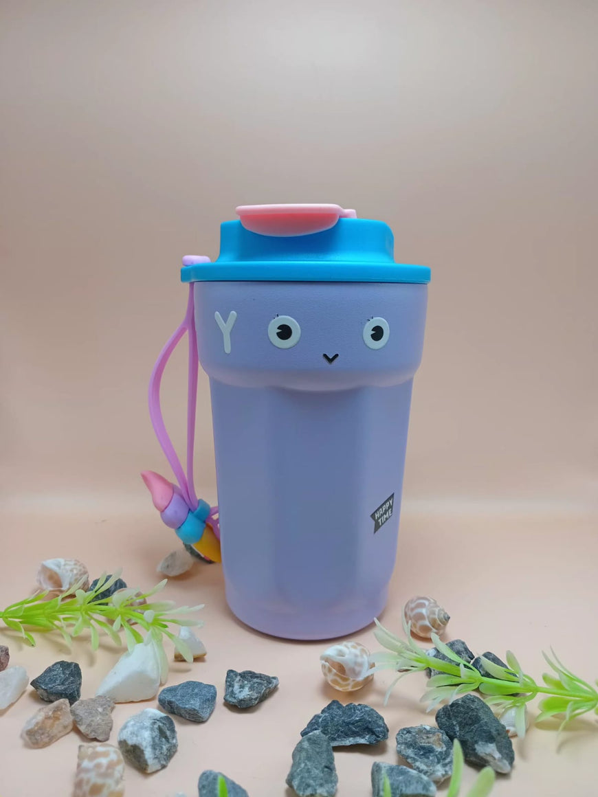 Cartoon Travel Tumbler with Strap