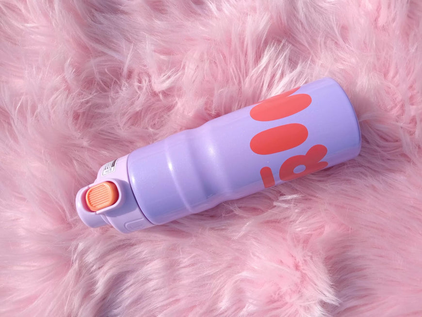 Printed Water Bottle with Flip Lid