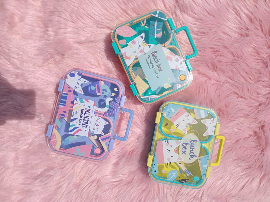 Cartoon Lunch Box with Handle