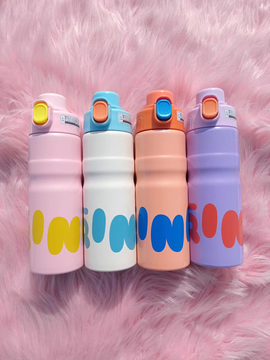 Printed Water Bottle with Flip Lid